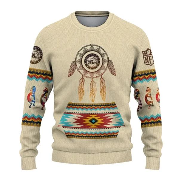 Philadelphia 76ers Sweater Customized Dreamcatcher Feathers Best Selling