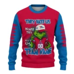 Philadelphia 76ers Sweater Customized Grinch Fierce Blue Best Selling