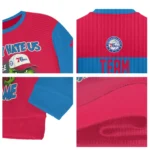 Philadelphia 76ers Sweater Customized Grinch Fierce Blue Best Selling