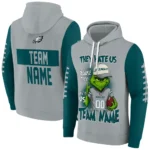 Philadelphia Eagles Hoodie Personalized Grinch Fierce Green Best Selling
