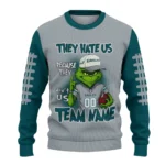 Philadelphia Eagles Sweater Customized Grinch Fierce Green Best Selling