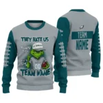 Philadelphia Eagles Sweater Customized Grinch Fierce Green Best Selling