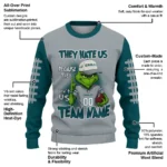 Philadelphia Eagles Sweater Customized Grinch Fierce Green Best Selling