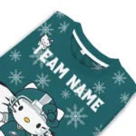 Philadelphia Eagles Sweater Personalized Hello Kitty Green Best Selling
