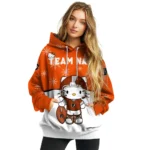Philadelphia Flyers Hoodie Customized Hello Kitty Orange Best Selling