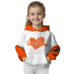 Philadelphia Flyers Hoodie Personalized Scribble Heart Orange White Best Selling