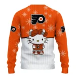 Philadelphia Flyers Sweater Custom Hello Kitty Orange Best Selling