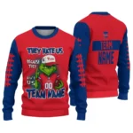 Philadelphia Phillies Sweater Customized Grinch Fierce Blue Best Selling