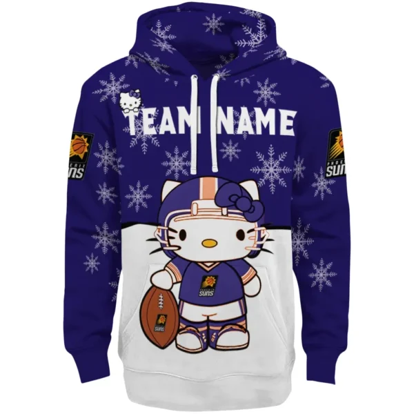 Phoenix Suns Hoodie Personalized Hello Kitty Purple Best Selling