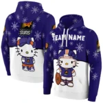 Phoenix Suns Hoodie Personalized Hello Kitty Purple Best Selling