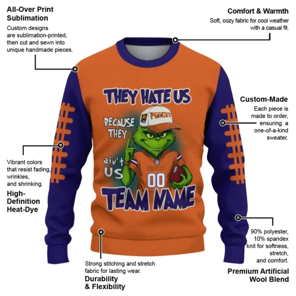 Phoenix Suns Sweater Custom Grinch Fierce Purple New Arrival