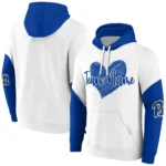 Pittsburgh Panthers Hoodie Customized Scribble Heart Royal Blue White Best Selling