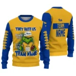 Pittsburgh Panthers Sweater Customized Grinch Fierce Royal Blue Best Selling