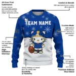 Pittsburgh Panthers Sweater Personalized Hello Kitty Royal Blue Best Selling