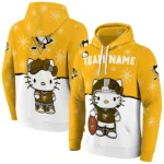 Pittsburgh Penguins Hoodie Personalized Hello Kitty Yellow Best Selling