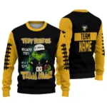 Pittsburgh Penguins Sweater Custom Grinch Fierce Yellow Best Selling
