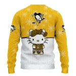 Pittsburgh Penguins Sweater Customized Hello Kitty Yellow Best Selling