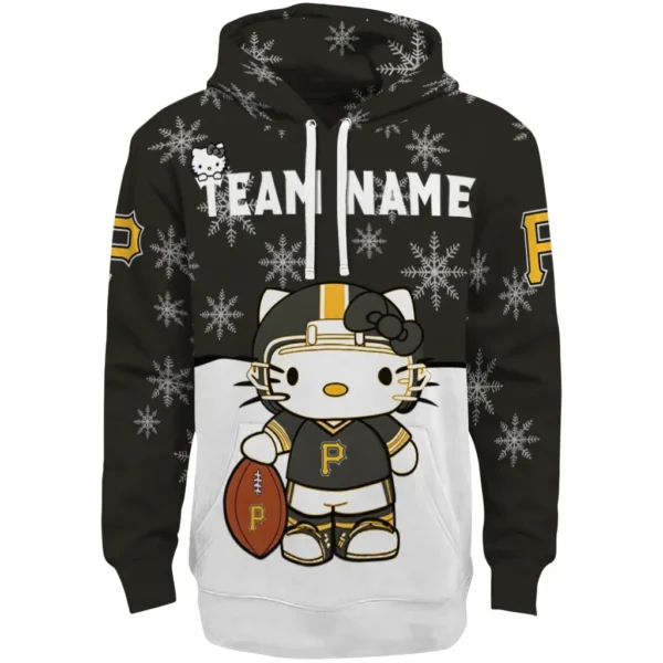 Pittsburgh Pirates Hoodie Customized Hello Kitty Black Best Selling