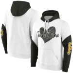 Pittsburgh Pirates Hoodie Personalized Scribble Heart Black White Best Selling