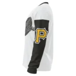 Pittsburgh Pirates Sweater Custom Heart Sketch Black White Best Selling