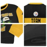 Pittsburgh Steelers Sweater Personalized Grinch Fierce Gold Best Selling