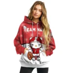Portland Trail Blazers Hoodie Personalized Hello Kitty Red Best Selling