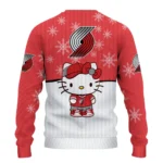 Portland Trail Blazers Sweater Customized Hello Kitty Red Best Selling