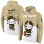 Purdue Boilermakers Hoodie Customized Hello Kitty Gold Best Selling