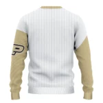 Purdue Boilermakers Sweater Custom Heart Sketch Gold White Best Selling