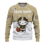 Purdue Boilermakers Sweater Custom Hello Kitty Gold Best Selling