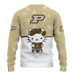 Purdue Boilermakers Sweater Custom Hello Kitty Gold Best Selling