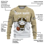 Purdue Boilermakers Sweater Custom Hello Kitty Gold Best Selling