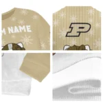 Purdue Boilermakers Sweater Custom Hello Kitty Gold Best Selling