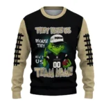 Purdue Boilermakers Sweater Personalized Grinch Fierce Gold Best Selling