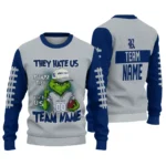 Rice Owls Sweater Personalized Grinch Fierce Navy Blue Best Selling