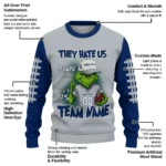 Rice Owls Sweater Personalized Grinch Fierce Navy Blue Best Selling