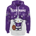Sacramento Kings Hoodie Custom Hello Kitty Purple Best Selling