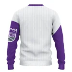 Sacramento Kings Sweater Personalized Heart Sketch Purple White Best Selling