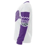Sacramento Kings Sweater Personalized Heart Sketch Purple White Best Selling
