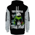 San Antonio Spurs Hoodie Custom Grinch Fierce Silver Best Selling