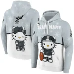 San Antonio Spurs Hoodie Customized Hello Kitty Silver Best Selling