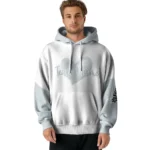 San Antonio Spurs Hoodie Personalized Scribble Heart Silver White Best Selling
