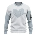 San Antonio Spurs Sweater Custom Heart Sketch Silver White Best Selling
