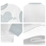 San Antonio Spurs Sweater Custom Heart Sketch Silver White Best Selling