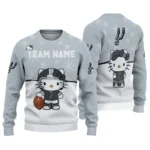San Antonio Spurs Sweater Custom Hello Kitty Silver Best Selling