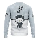 San Antonio Spurs Sweater Custom Hello Kitty Silver Best Selling
