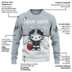 San Antonio Spurs Sweater Custom Hello Kitty Silver Best Selling