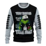 San Antonio Spurs Sweater Personalized Grinch Fierce Silver Best Selling