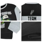 San Antonio Spurs Sweater Personalized Grinch Fierce Silver Best Selling