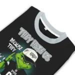 San Antonio Spurs Sweater Personalized Grinch Fierce Silver Best Selling